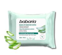 Babaria - Toallitas Desmaquillantes Aloe Vera - 25 Uds, Blanco