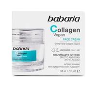 Babaria - Crema Facial Mujer Y Hombre Con Colágeno | Crema Antiarrugas Hombre Y Mujer De Uno Diario | Crema Reafirmante Cara Efecto Antiedad Y Antiflazidez | 50ml