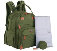 BabbleRoo Mochila para paρales extra grande Bolsa para bebι expandible con hasta un 50% mαs de capacidad - Bolsa para bebι Travel Essentials con