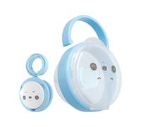 Babby - Portachupetes - Clip para cadena de chupete, correa , correa personalizada, soporte higiénico para chupete, cadenas lavables, clip para dientes para Baaby, azul, ver descripción, Ver
