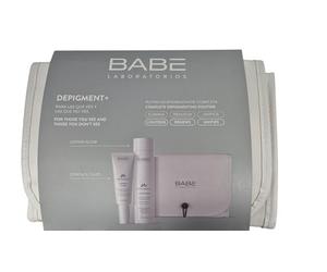 BABE DEPIGMENT+,Rutina Despigmentación Completa, [NECESSER REGALO] [ILUMINA] [RENUEVA] [UNIFICA], Lotion Glow 150 Ml + Control Fluid 40 ml