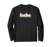 Babe - Minimalist Bold Statement Design Tees Bags and More Manga Larga