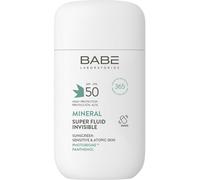 Babé Protector solar mineral superfluido SPF50 para pieles sensibles y atópicas 50mL Invisible SPF50