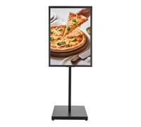 Babeenoo Soporte para publicidad de gran formato, 65 x 90 cm, con patas ajustables, A1, expositor publicitario, soporte para carteles, soporte para carteles