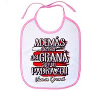Babero además de ser del Graná soy un padrazo Granada fútbol - Rosa