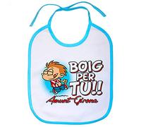 Babero Boig per tu amunt Girona - Celeste