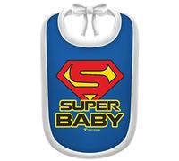 Babero de bebé con texto (puede no estar en español), de algodón con impresión, regalo para recién nacido super Baby