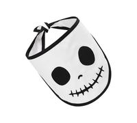 Babero de Halloween para mascotas, tela de poliéster suave, con patrón de calavera, pañuelo para perros, gatos, disfraces, fiestas, eventos, Halloween, disfraz de mascota