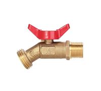 Babero de latón a prueba de fugas, resistente a la corrosión, entrada macho de 0.5 pulgadas, salida de 3/4 pulgadas, actualizaciones para uso en exteriores, manguera de latón