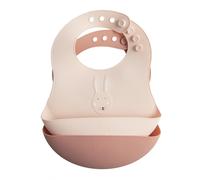 Babero de Silicona 2 uds Mrs. Rabbit de Trixie - Suaves, Prácticos y con Bolsillo Recolector