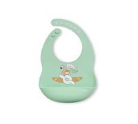 Babero de silicona Aircraft Explorers - Babero para bebé - Saro - Con bolsillo recogemigas