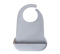 Babero De Silicona De 1 Pieza Para Adultos, Babero Impermeable, Babero Para Comer, Babero Duradero, Babero Antiincrustante, Reutilizable