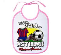 Babero de tal palo tal astilla de Huesca para aficionado al fútbol - Rosa