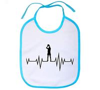 Babero el baloncesto me da vida I Love This Game - Celeste