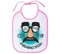 Babero El meu avi és el millor - Rosa