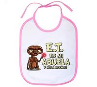 Babero esta es mi abuela y mola mucho parodia friki extraterrestre - Rosa