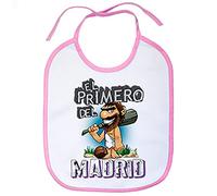 Babero frase el primero del Madrid para hincha de su equipo de fútbol - Rosa