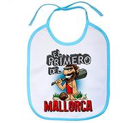 Babero frase el primero del Mallorca para hincha de su equipo de fútbol - Celeste