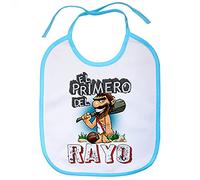 Babero frase el primero del Rayo para hincha de su equipo de fútbol - Celeste