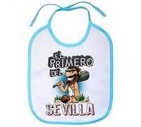 Babero frase el primero del Sevilla para hincha de su equipo de fútbol - Celeste