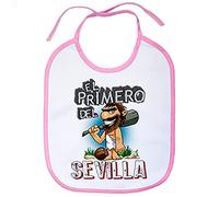 Babero frase el primero del Sevilla para hincha de su equipo de fútbol - Rosa