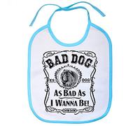 Babero frase perro raza Chow Chow Bad dog as bad as I wanna be - Celeste