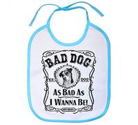 Babero frase perro raza Jack Russell Bad dog as bad as I wanna be - Celeste