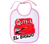 Babero Homenaje a Quini El Brujo del fútbol - Rosa
