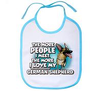 Babero I love my German Shepherd raza perro - Celeste