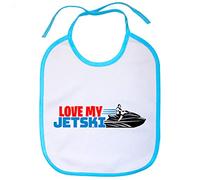 Babero I Love My Jetski Jet Ski - Celeste