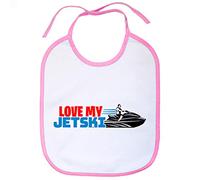 Babero I Love My Jetski Jet Ski - Rosa
