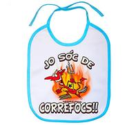 Babero Jo sóc de correfocs - Celeste