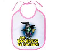 Babero Les bruixes es pentinen - Rosa
