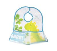 Babero Lulabi con dinosaurios, EVA, con velcro, multicolor