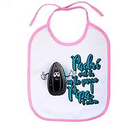 Babero Padrí amb tu m ho passo pipa - Rosa