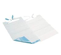 Babero para adulto de un solo uso, absorbente, resistente e impermeable, por 100 unidades (38 x 68)