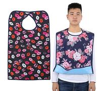 Babero para Adultos, Babero Práctico para Ancianos que No Daña la Piel, Convalecientes Suaves para Personas Mayores Postradas en Cama con Inconvenientes