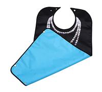 Babero para Adultos con de Migas Ropa Reutilizable Protector Lavable de Ropa Impermeable para Adultos Alimentando Baberos para Comer Un Paño Delantal Delantal para Hender