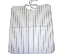 Babero para adultos DAVIDE 47 x 62 cm esponja plastificada con lazos, fabricado en Italia (Lime)