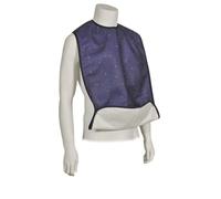 ABENA A/S Babero protector para adultos, lavable, 50 x 90 cm, color azul