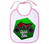 Babero Quad Bike Moto - Rosa