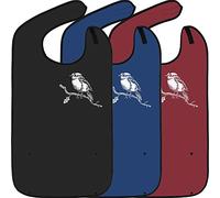 Babero reutilizable para adultos - Unisex - Ideal para comer con bolsillo recogemigajas - Protege la ropa y se puede lavar a máquina