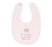 Babero rosa Nanan "Mamá me hizo hermosa" Nanan