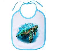 Babero save the turtles salvad a las tortugas - Celeste