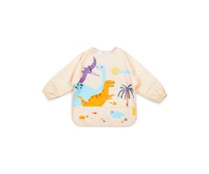 Babero Silicona Soft Biby Jurassic - Flexible, Antimanchas y con Bolsillo Miniland