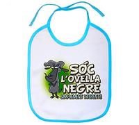 Babero Sóc l ovella negre simplement diferent - Celeste