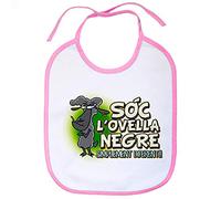 Babero Sóc l ovella negre simplement diferent - Rosa