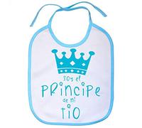 Babero Soy el principe de mi tío - Celeste
