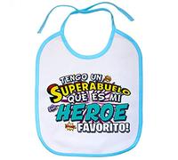 Babero tengo un Superabuelo que és mi héroe favorito regalo para abuelo - Celeste