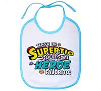 Babero tengo un Supertío que és mi héroe favorito regalo para Tío - Celeste